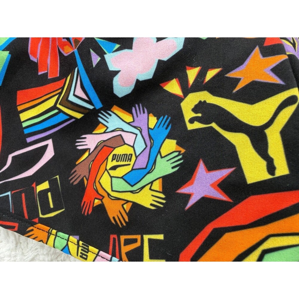 PUMA Pride Running Shorts Women's Small Rainbow "We Are Everywhere" Athletic Act - Picture 8 of 11